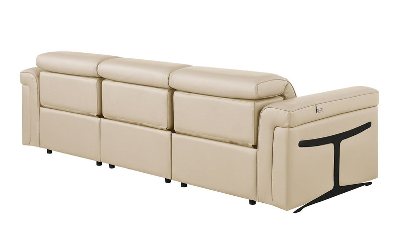 1126 - 3-Piece Modular Power Reclining Sofa In With 3 Power Recliners & Power Headrests