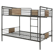 Brantley - Double Queen Bunk Bed - Sandy Black & Dark Bronze Hand-Brushed - R&R Furniture Gallery (Fountain Valley, CA)