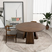 Bolton - Round Dining Table - Walnut - R&R Furniture Gallery (Fountain Valley, CA)