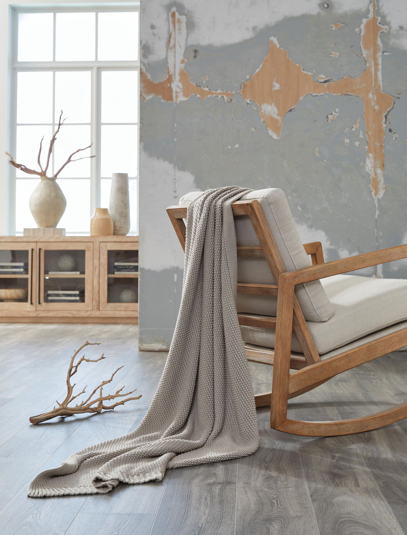 Gayelery throw blanket by Signature Design by Ashley®, soft woven throw with a cozy, textured fabric in neutral tones.