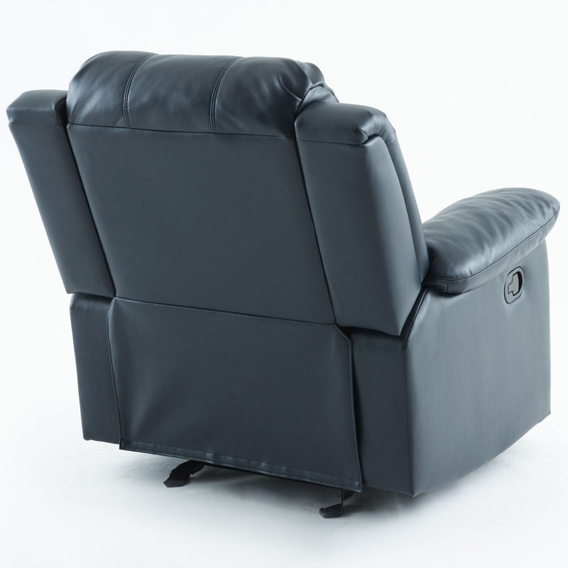 Charlotte - Gel Glider Recliner - Blue - R&R Furniture Gallery (Fountain Valley, CA)