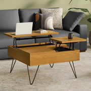 Hunter - Handcrafted Lift Top Coffee Table - R&R Furniture Gallery (Fountain Valley, CA)