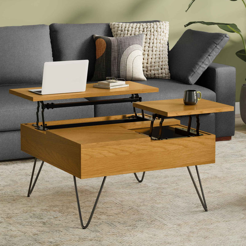 Hunter - Handcrafted Lift Top Coffee Table - R&R Furniture Gallery (Fountain Valley, CA)