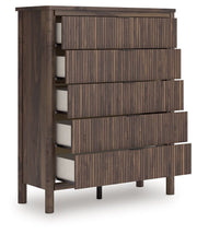 Pamytta - Five Drawer Wide Chest - Brown - R&R Furniture Gallery (Fountain Valley, CA)