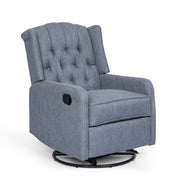Classic Design, Manual Recliner Chair With 360 Degree Swivel - R&R Furniture Gallery (Fountain Valley, CA)