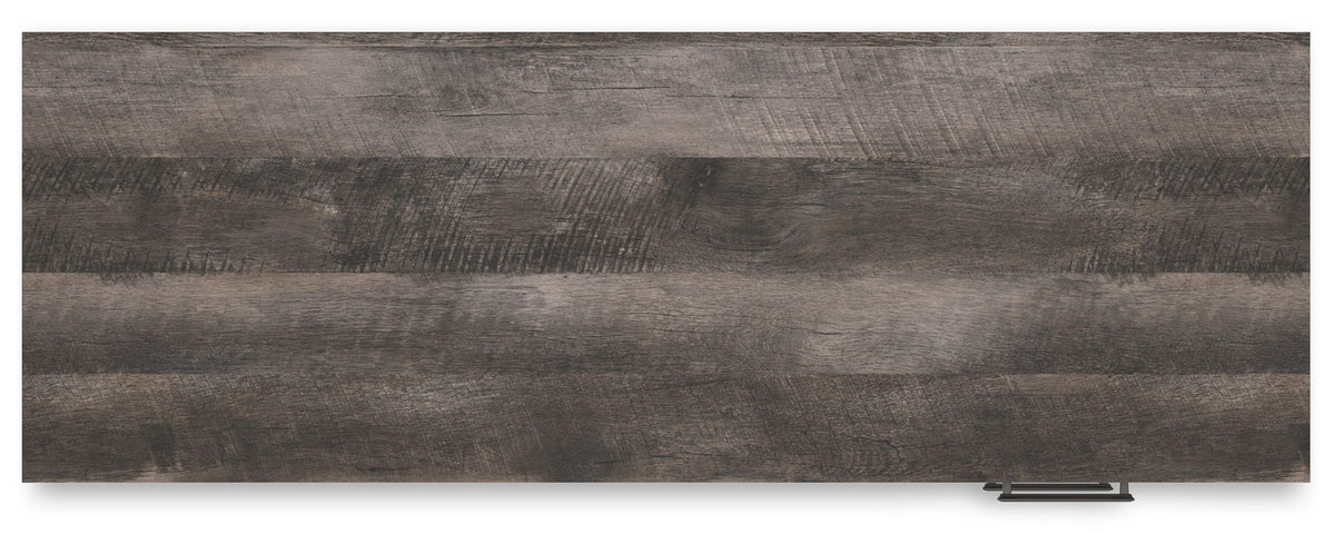 Shawburn - Home Office Desk - White / Dark Charcoal Gray - R&R Furniture Gallery (Fountain Valley, CA)