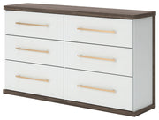 Kendanport - Six Drawer Dresser - R&R Furniture Gallery (Fountain Valley, CA)