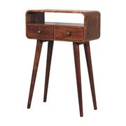 Solid Wood Curved Console Table - R&R Furniture Gallery (Fountain Valley, CA)
