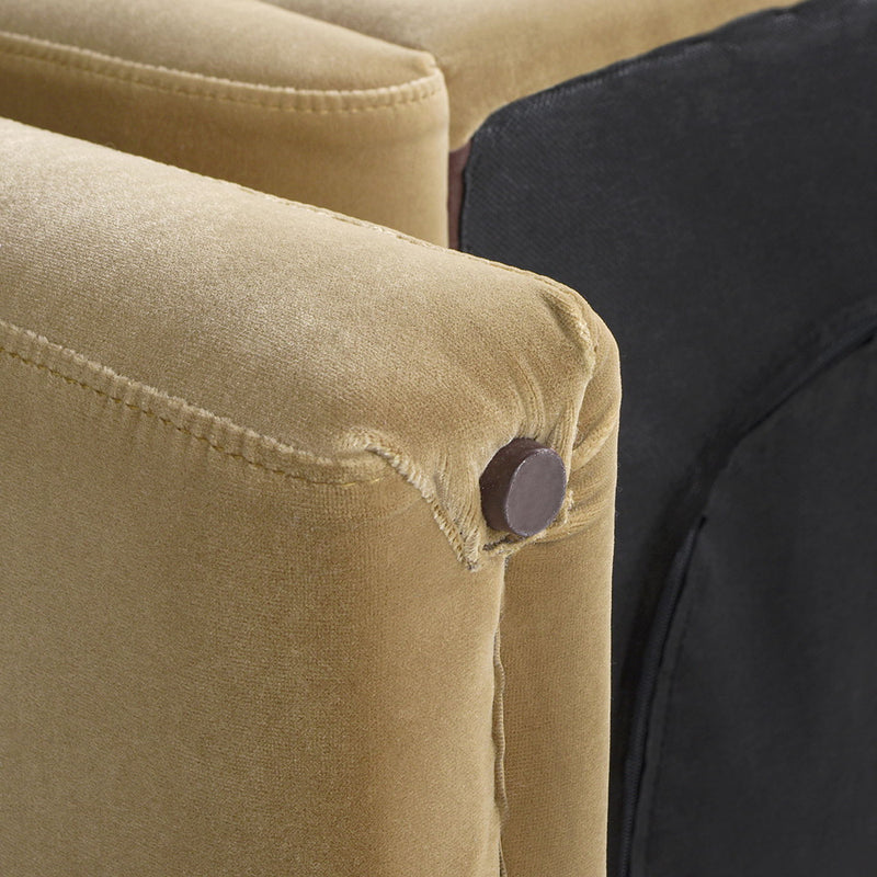 Mason - Arched Arm Chair - Camel Brown Beige - R&R Furniture Gallery (Fountain Valley, CA)