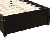 Platform Bed Wood Bed Frame With Trundle - R&R Furniture Gallery (Fountain Valley, CA)