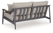 Ocean Beach - Loveseat With Cushion - Gray - R&R Furniture Gallery (Fountain Valley, CA)