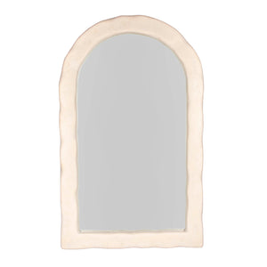Kaia - Textured Floor Mirror - Cream - R&R Furniture Gallery (Fountain Valley, CA)