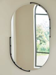 Valkings - Accent Mirror - Black - R&R Furniture Gallery (Fountain Valley, CA)