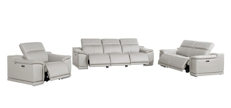 9762 - 6-Piece Modular Power Reclining Sofa, Loveseat And Chair Set With 6 Power Recliners In