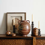 Boom - Round Vase - Dark Brown