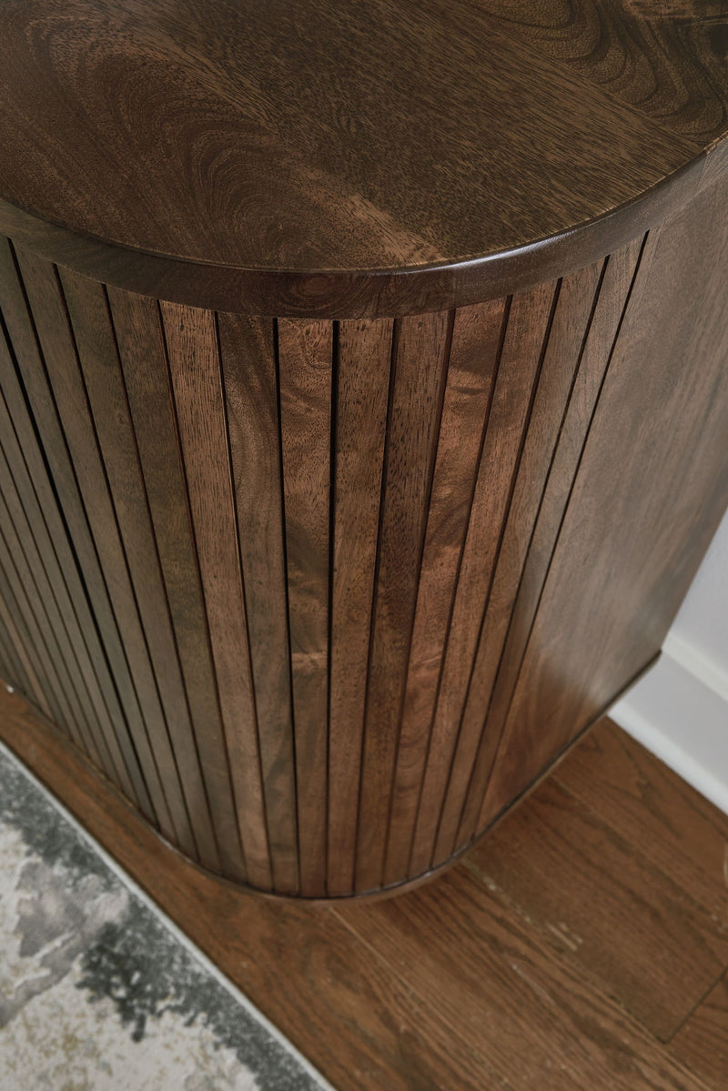 Amickly - Accent Cabinet - Dark Brown - R&R Furniture Gallery (Fountain Valley, CA)