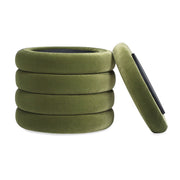 Fuji - Oversized Round Storage Ottoman - R&R Furniture Gallery (Fountain Valley, CA)