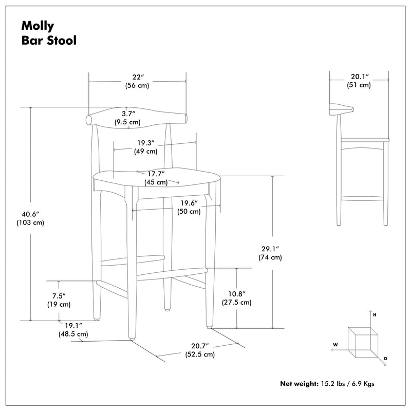 Molly - Bar Stool