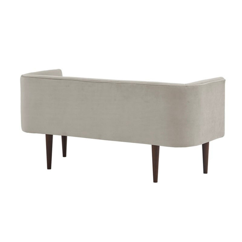 Farrah - Accent Bench With Low Back & Sides - Cream - R&R Furniture Gallery (Fountain Valley, CA)
