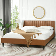 Aspen - Vertical Tufted Modern Headboard Platform Bed Set - R&R Furniture Gallery (Fountain Valley, CA)