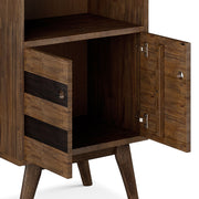 Clarkson - Bookcase With Storage - Rustic Natural Aged Brown - R&R Furniture Gallery (Fountain Valley, CA)