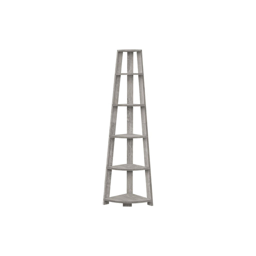 Bookshelf, Bookcase, Etagere, Corner, 5 Tier, For Office, Contemporary & Modern - R&R Furniture Gallery (Fountain Valley, CA)