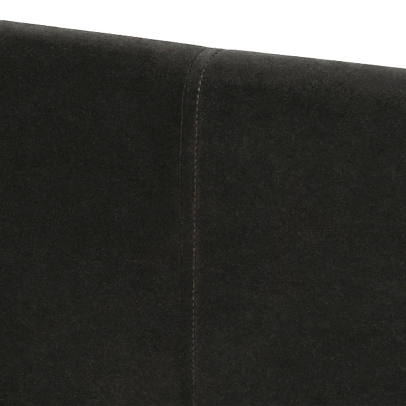 David - King Tufted Wingback Bed - Dark Charcoal Gray - R&R Furniture Gallery (Fountain Valley, CA)