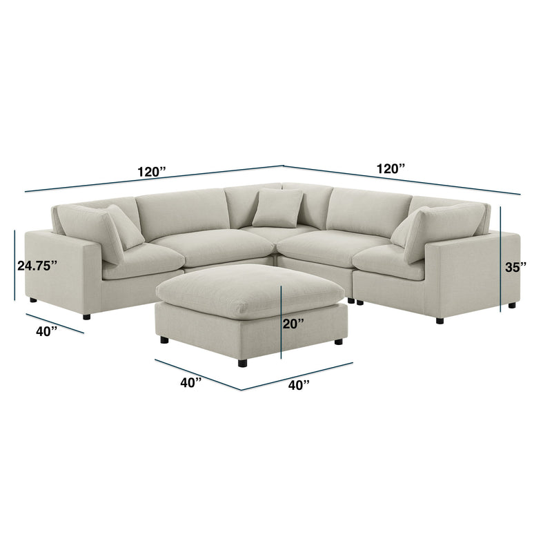 Cassandra - Sofa With Ottoman