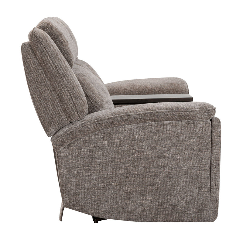 Colton - Power Zero Gravity Console Loveseat With Immersive Audio P3 - Branson Tweed