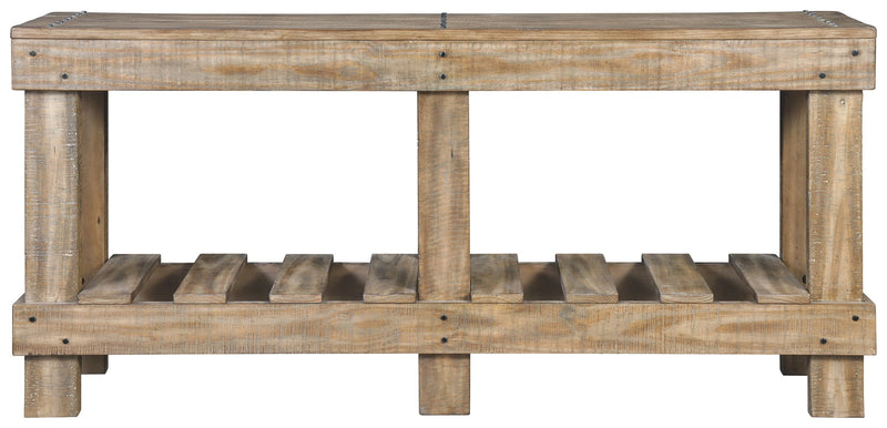 Susandeer - Console Sofa Table - Brown - R&R Furniture Gallery (Fountain Valley, CA)