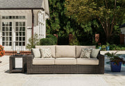 Coastline Bay - Sofa With Cushion - Brown - R&R Furniture Gallery (Fountain Valley, CA)