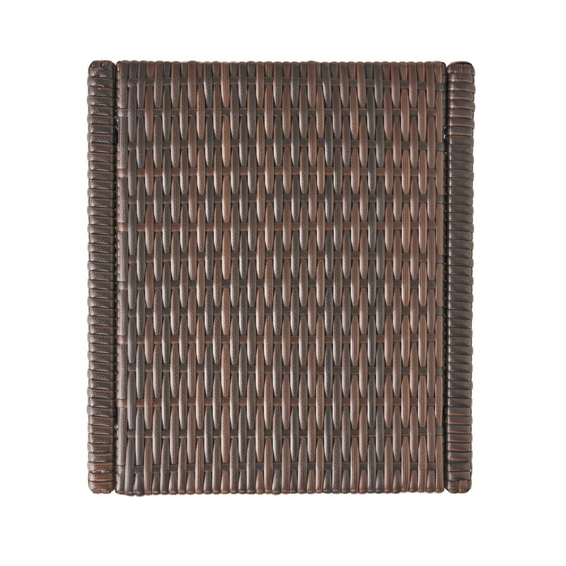 Bucharest - End Table C Shaped Side Table Rattan - Brown - R&R Furniture Gallery (Fountain Valley, CA)