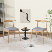Elegant Dining Chairs With Ergonomic Backrest & Comfort Cushions (Set of 2) - R&R Furniture Gallery (Fountain Valley, CA)