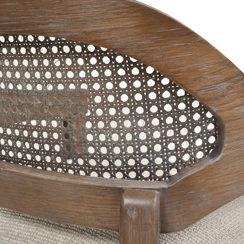 Americana - Mid-Century Modern Cane Back Counter Stool - R&R Furniture Gallery (Fountain Valley, CA)