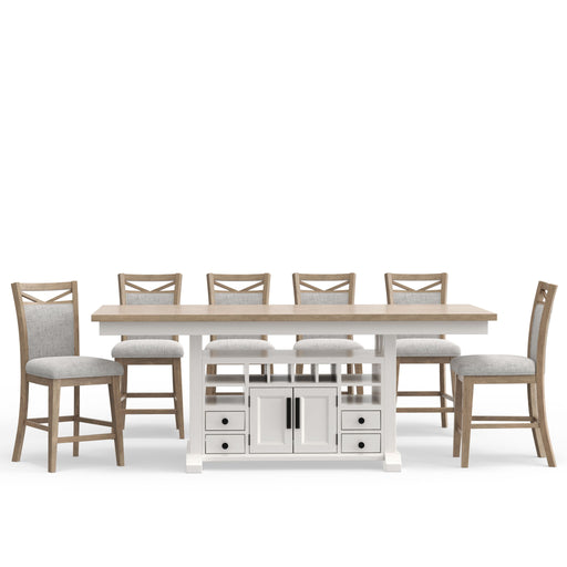 Americana Modern Dining - Dining Set - R&R Furniture Gallery (Fountain Valley, CA)