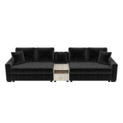 Modular Sofa Couch With Storage Armrest And Center Console - R&R Furniture Gallery (Fountain Valley, CA)