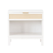 Blake - 1 Drawer Nightstand - White - R&R Furniture Gallery (Fountain Valley, CA)