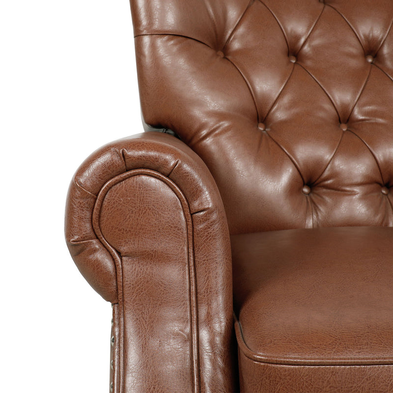 Welch - Contemporary Tufted Pushback Recliner - R&R Furniture Gallery (Fountain Valley, CA)