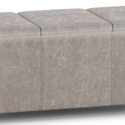 Avalon - Upholstered Storage Ottoman - R&R Furniture Gallery (Fountain Valley, CA)
