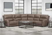 Hancock - Zero Gravity Power Reclining Sectional With Power Adjustable Headrests - R&R Furniture Gallery (Fountain Valley, CA)
