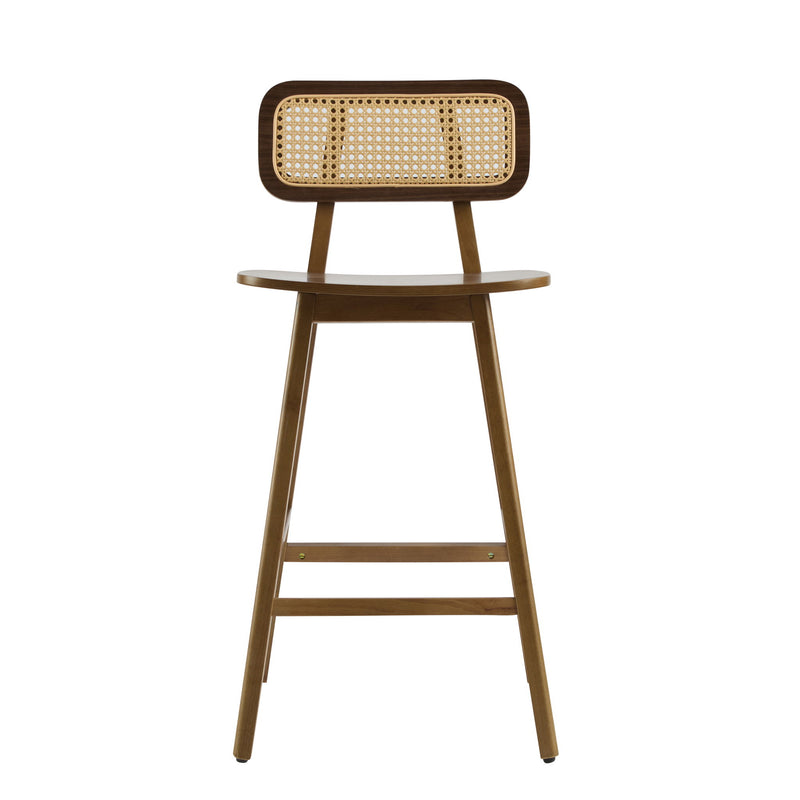 Bari - Indoor Wood Barstool (Set of 2) - R&R Furniture Gallery (Fountain Valley, CA)