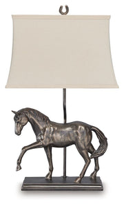 Sandorman - Poly Table Lamp - Bronze Finish - R&R Furniture Gallery (Fountain Valley, CA)