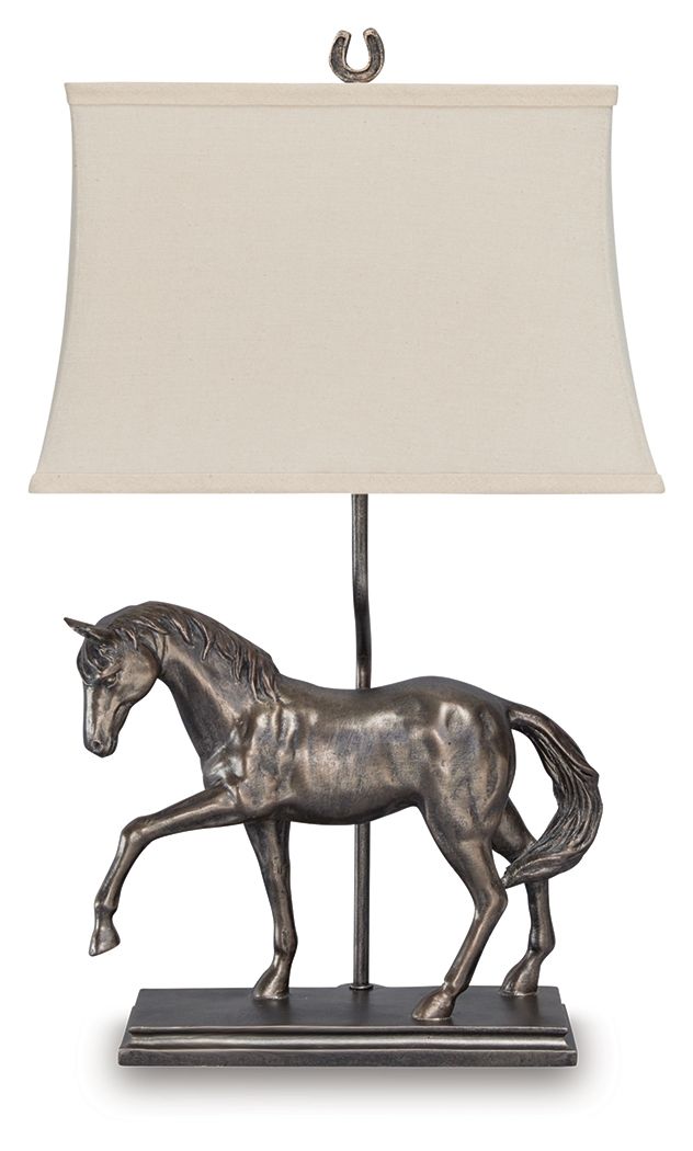 Sandorman - Poly Table Lamp - Bronze Finish - R&R Furniture Gallery (Fountain Valley, CA)