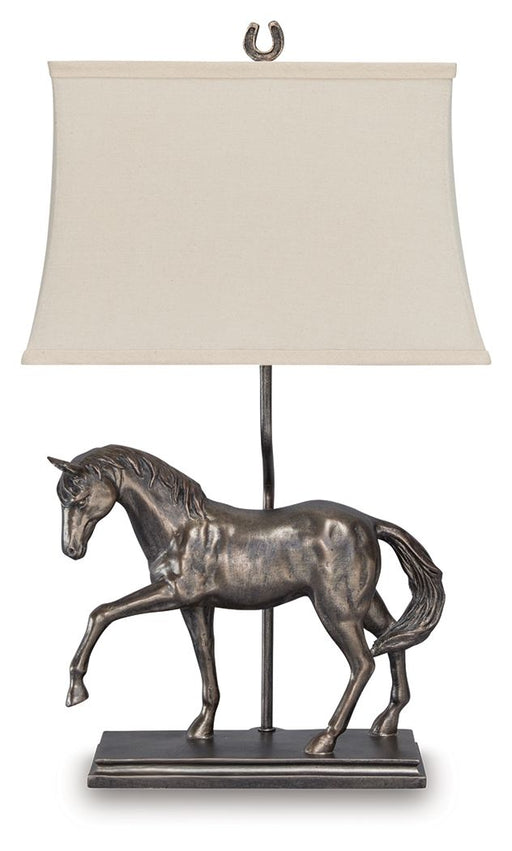 Sandorman - Poly Table Lamp - Bronze Finish - R&R Furniture Gallery (Fountain Valley, CA)