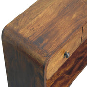 Aspen - Slim Media Unit - Dark Brown - R&R Furniture Gallery (Fountain Valley, CA)