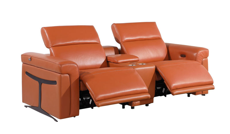 1126 - 7-Piece Modular Power Reclining Sofa, Loveseat & Chair Set In With 6 Power Recliners & Power Headrests