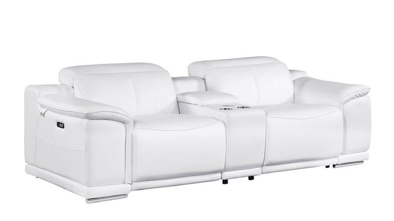 9762 - 7-Piece Modular Power Reclining Sofa, Loveseat And Chair Set With 5 Power Recliners In