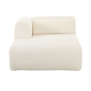 Tarra - Fluffy Oversized Corduroy Modular Chaise - R&R Furniture Gallery (Fountain Valley, CA)