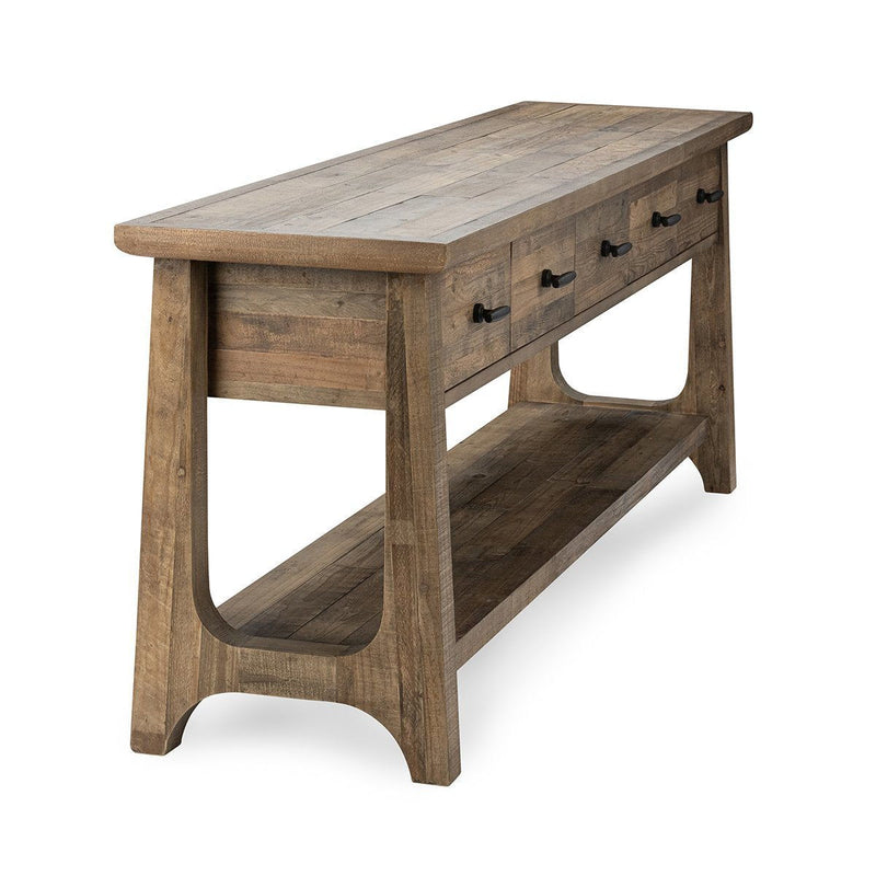 Talladega - Console Table - Natural Pine - R&R Furniture Gallery (Fountain Valley, CA)