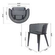 Milan - Outdoor Dining Chair (Set of 2) - R&R Furniture Gallery (Fountain Valley, CA)